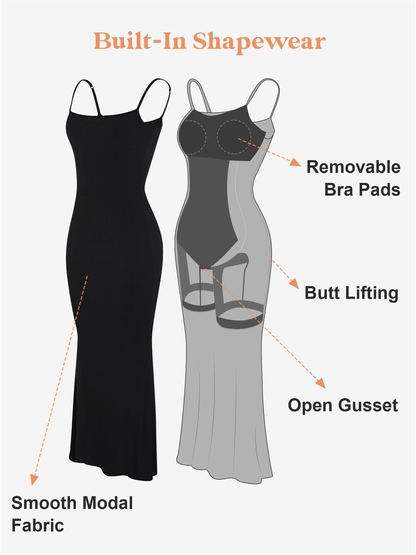 Nova® Shapewear Jurk