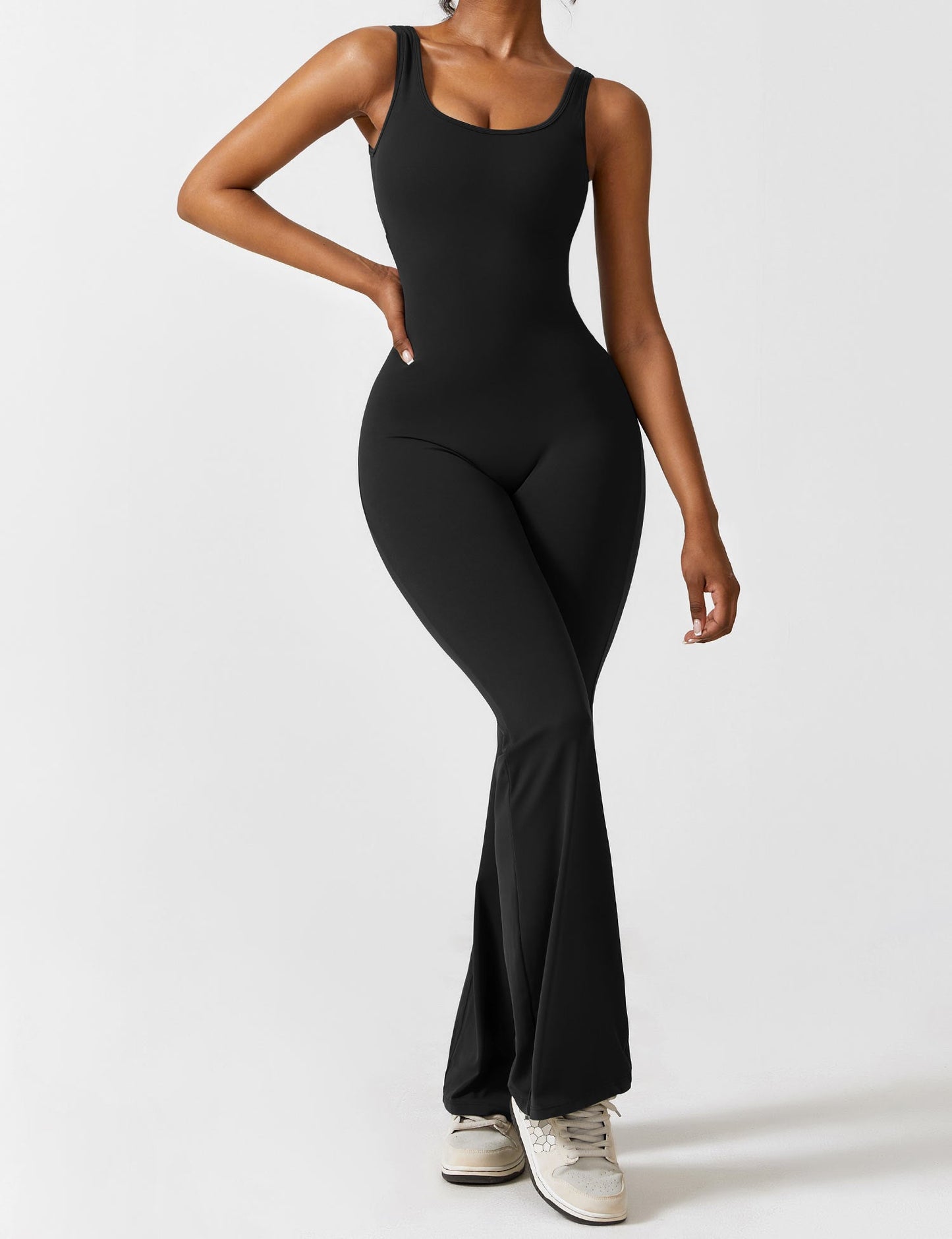 Zephyra® V-Rug uitlopende Jumpsuit