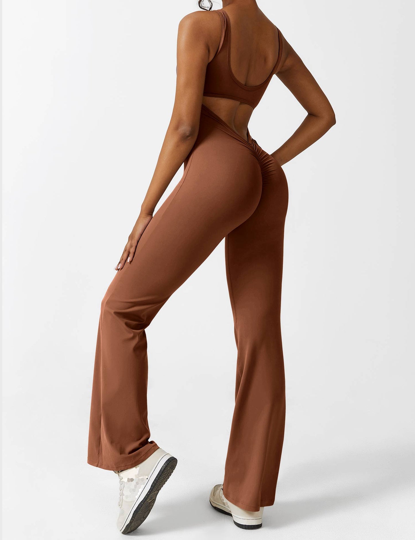 Zephyra® V-Rug uitlopende Jumpsuit