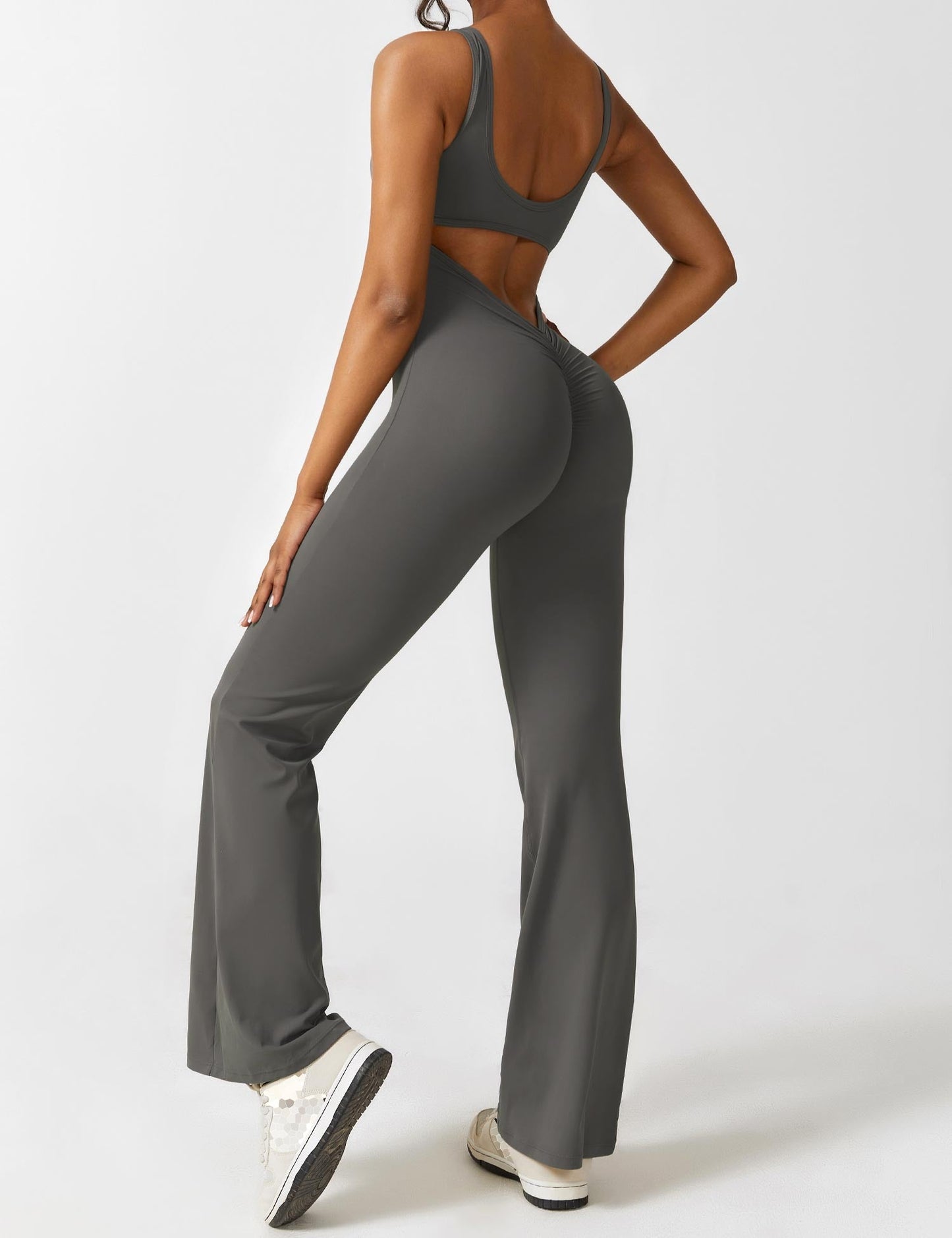 Zephyra® V-Rug uitlopende Jumpsuit