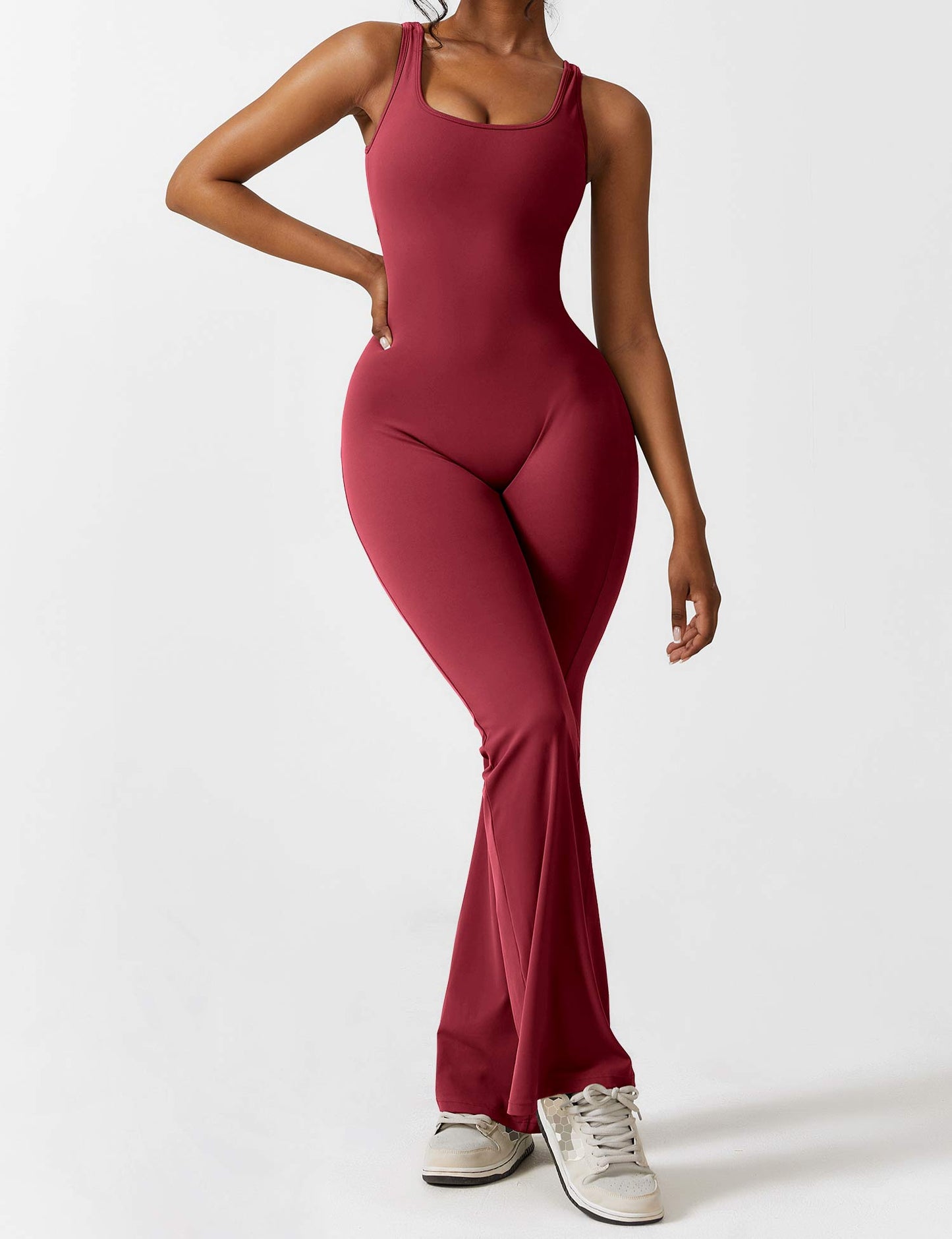 Zephyra® V-Rug uitlopende Jumpsuit